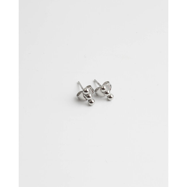 3 Dots Stainless Steel Studs - Gold  - Copy