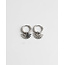 'Evi' Hoop Earrings Silver - Stainless Steel