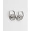 Boucles d'Oreilles 'Loya' Argent - Acier Inoxydable