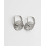 'Loya' Earrings Silver - Stainless Steel
