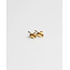 SUPER TINY 'SIMPLICITÉ' STUDS GOLD - STAINLESS STEEL