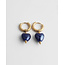 Boucles d'oreilles 'Eternamente' Violet/Bleu - acier inoxydable