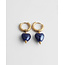 'Eternamente' earrings Purple/ Blue  - stainless steel