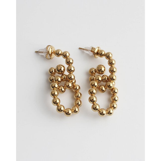 Boucles d'oreilles 'Zizi' or - Acier inoxydable