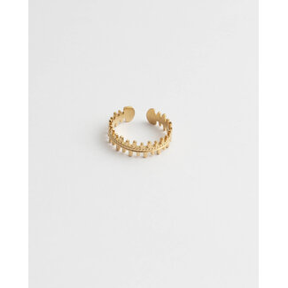 Amira 'Ring Gold - Acciaio inossidabile (regolabile)