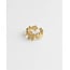Verstellbarer Ring „Big Daisy Flower“ – Edelstahl