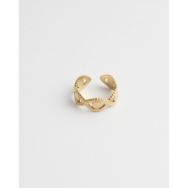 'Maxime' Ring Gold - Edelstahl