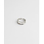 'Remi' ring silver - stainless steel (verstelbaar)