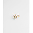 Lara 'Ring Gold White -acero inoxidable (ajustable)