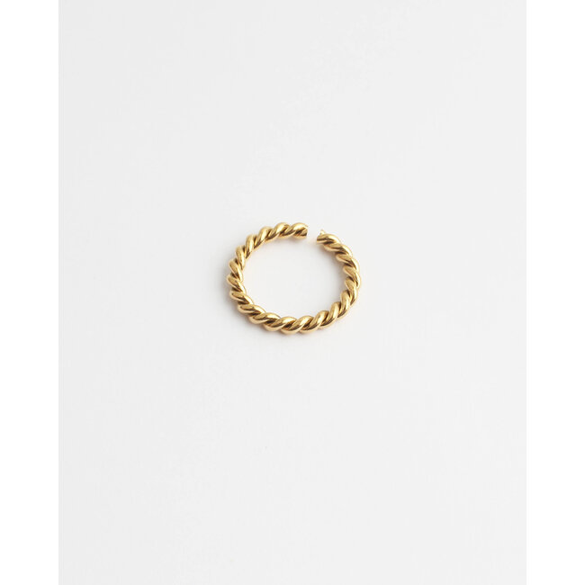 Ring 'Yara' Gold - Edelstahl (verstellbar)