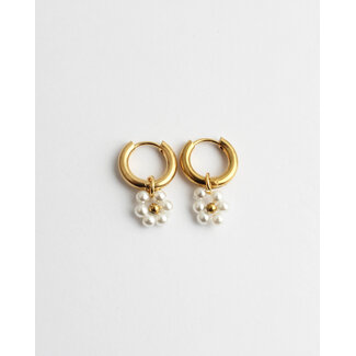 "Lieve" Boucles d'oreilles OR - Acier inoxydable