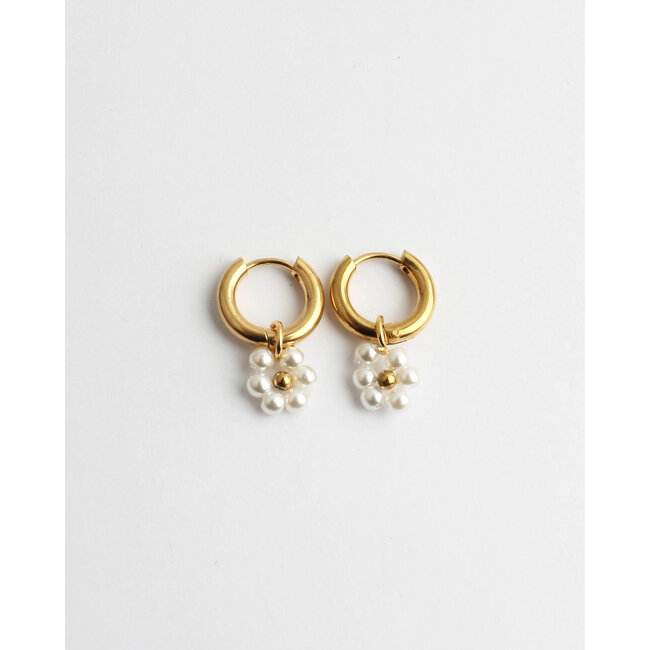 "Lieve" Pendientes ORO - Acero inoxidable