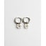 "Lieve" Boucles d'oreilles ARGENT - Acier inoxydable