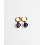 Pendientes 'Violet' ORO - Acero inoxidable