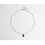 'Smiley' COLLAR PLATA - Acero inoxidable