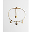 "Kyra" Pulsera ORO BLANCO - Acero inoxidable