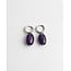 'Violet' earrings SILVER - Stainless Steel