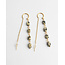 Daniëlle earrings Dalmatian JASPIS - Stainless Steel