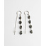 Boucles d'oreilles Daniëlle Labradorite ARGENT - Acier Inoxydable