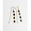 Daniëlle earrings Labradorite GOLD - Stainless Steel