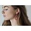 'Dani' earrings Pink  - stainless steel