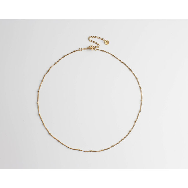 satellite necklace Gold - Stainless Steel