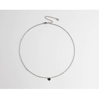 COLLIER 'Silver Heart' - Acier Inoxydable