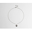 Collar 'Sunny side up' PLATA - acero inoxidable