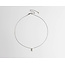 'Feline' Halskette Weiß & Silber - Edelstahl