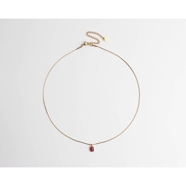 Collier 'Karma' Or Rose - Acier Inoxydable