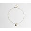 Sunrise 'White Shell Necklace Gold - Acciaio inossidabile