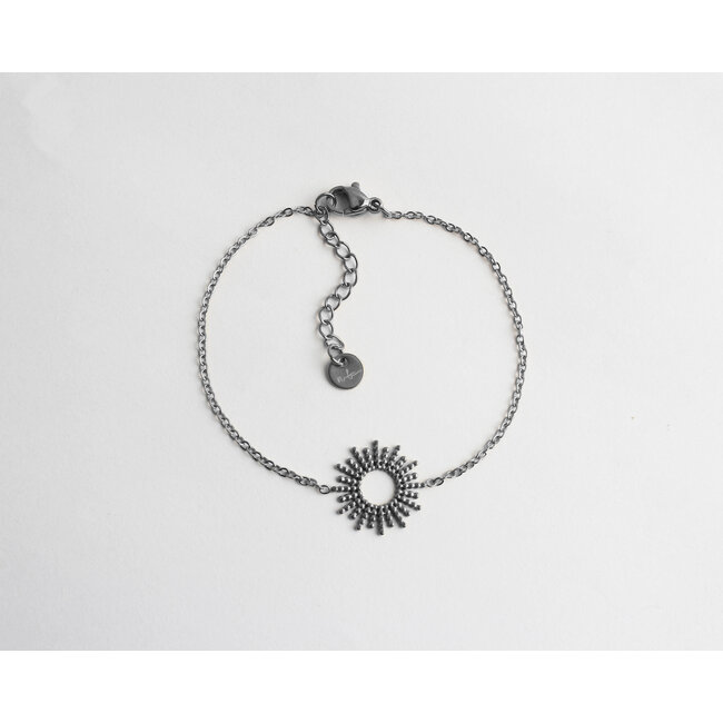 Pulsera 'Aquí viene el sol' - Plata