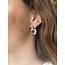 Boucles d'oreilles 'Starlover' argent - acier inoxydable