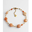 Armband 'Indy' Orange – Edelstahl