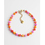 Bracelet 'Montana' orange & rose - acier inoxydable