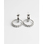 'Lisette' earrings silver - stainless steel