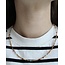 'Yaelle' necklace multicolor - stainless steel