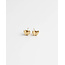 'Butterfly' studs gold - stainless steel