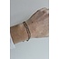 2-layer minimalistic star bracelet gold - stainless steel