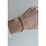 Bracelet étoile minimaliste 2 couches argent - acier inoxydable