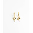 'Superstar' earrings gold - stainless steel