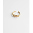 'Camille' ring pink gold - stainless steel (adjustable)