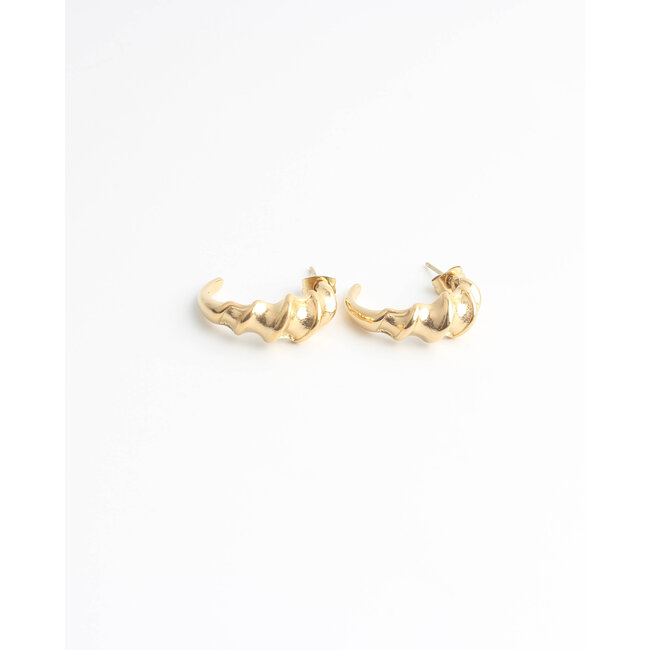 'Zoë' earrings GOLD - stainless steel