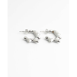 Pendientes 'Maya' PLATA - acero inoxidable