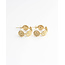 'July' earrings GOLD - stainless steel