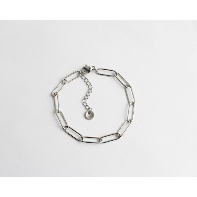 Chain Bracelet Silver - Stainless steel