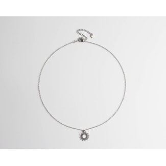 'Here comes the sun' collier  argent - acier inoxydable