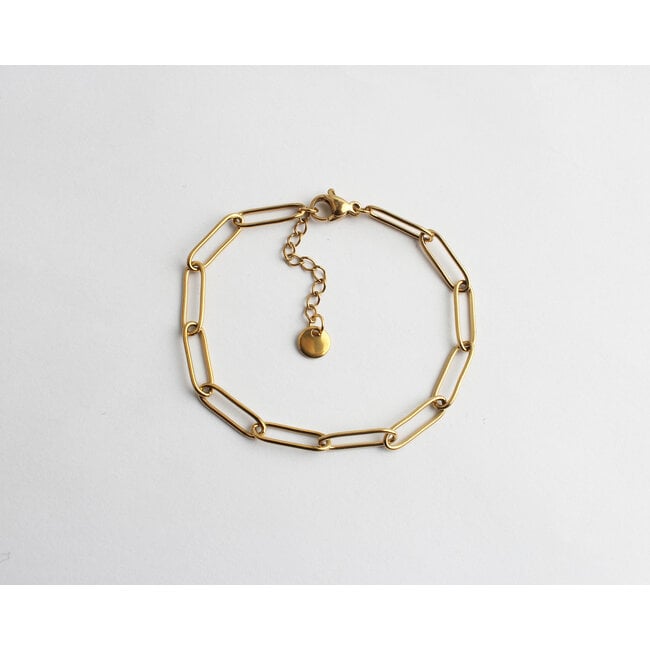 Chain Bracelet Gold - Stainless steel - Notbranded