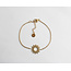 'Here comes the sun' Bracelet - Gold