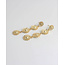 'Flower garden' earrings gold - stainless steel